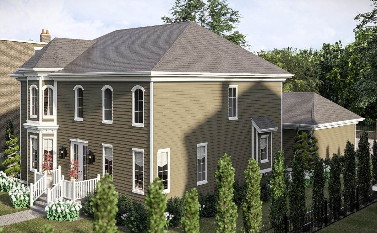 Plan 623643DJ:  Traditional Victorian House Plan with 4 Bedrooms and Detached Garage - Image #8 - Traditional, Victorian