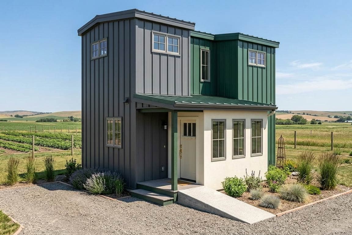 Plan 431002BOX: Box-Built ADU Plan with 2-Bedrooms and ADA Accessibility - Image #1 - Contemporary, Modern