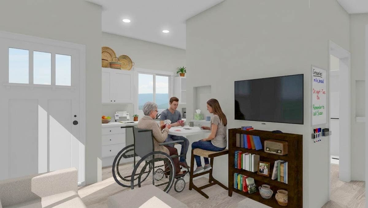 Plan 431002BOX: Box-Built ADU Plan with 2-Bedrooms and ADA Accessibility - Image #4 - Contemporary, Modern