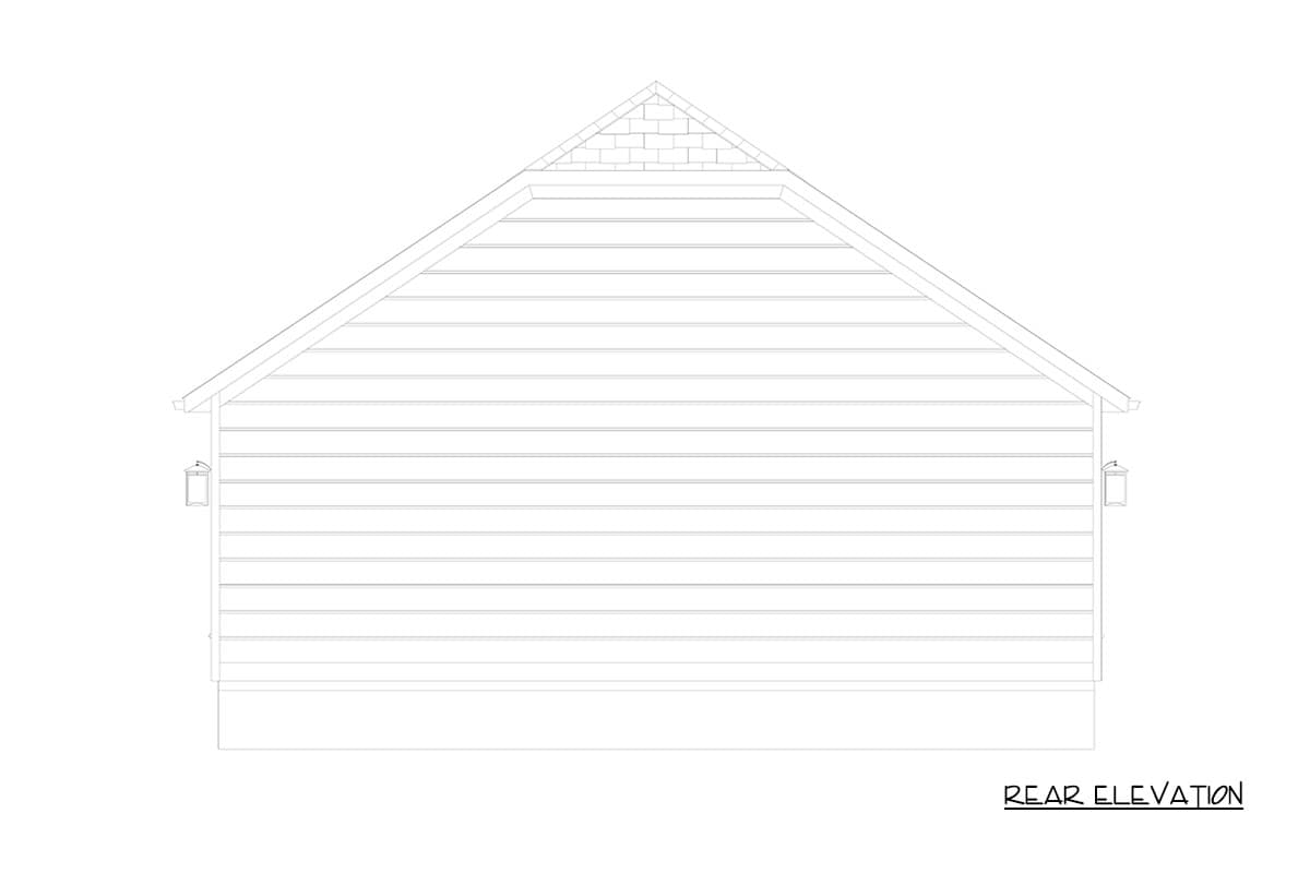 Plan 61753UT: Traditional 1200 Sq Ft Garage Plan with Versatile 2-4 Car Bays - Image #9 - Traditional