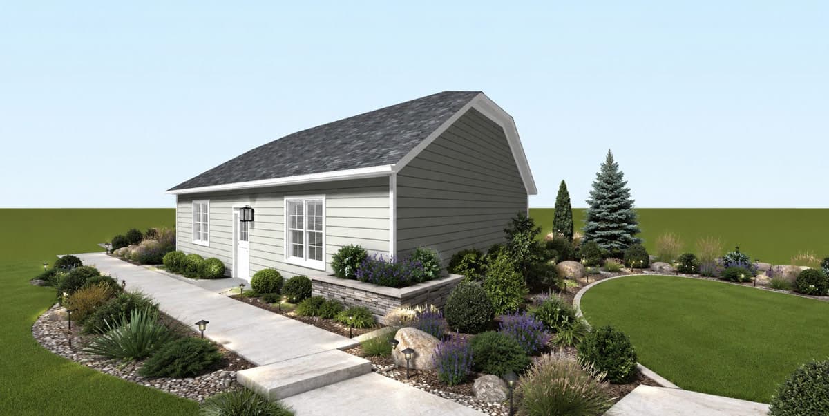 Plan 61753UT: Traditional 1200 Sq Ft Garage Plan with Versatile 2-4 Car Bays - Image #5 - Traditional