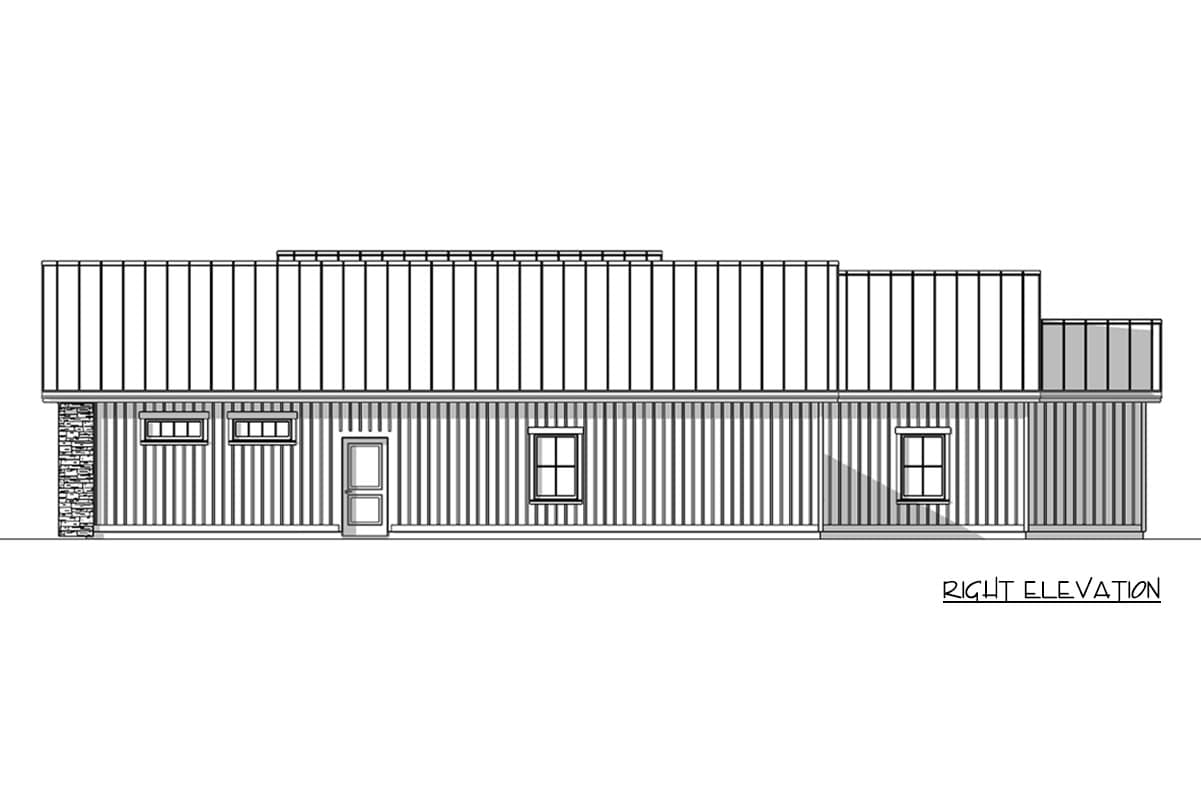 Plan 180028VNW: Modern Country Ranch House Plan with Split Bedrooms and Large Garage - Image #9 - Country, Mountain, Ranch