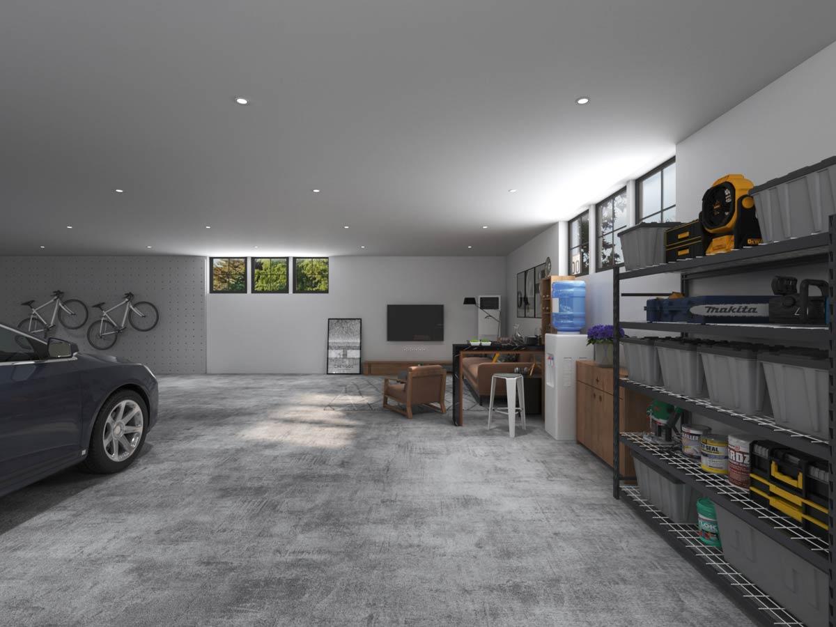Plan 280266JWD: Country Craftsman 3-Car Garage Plan with and Living Space - Image #10 - Carriage, Country, Craftsman, New American