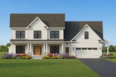 5 Bedroom Farmhouse House Plan with Optional Bonus Room