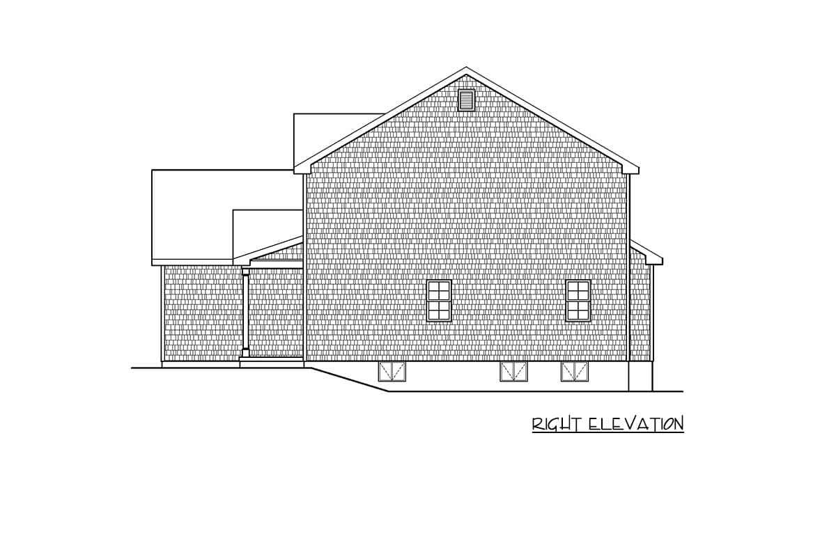 Plan 22196SL: Five-Bedroom Traditional House Plan with First-Floor Master Suite - Image #5 - Craftsman, Traditional