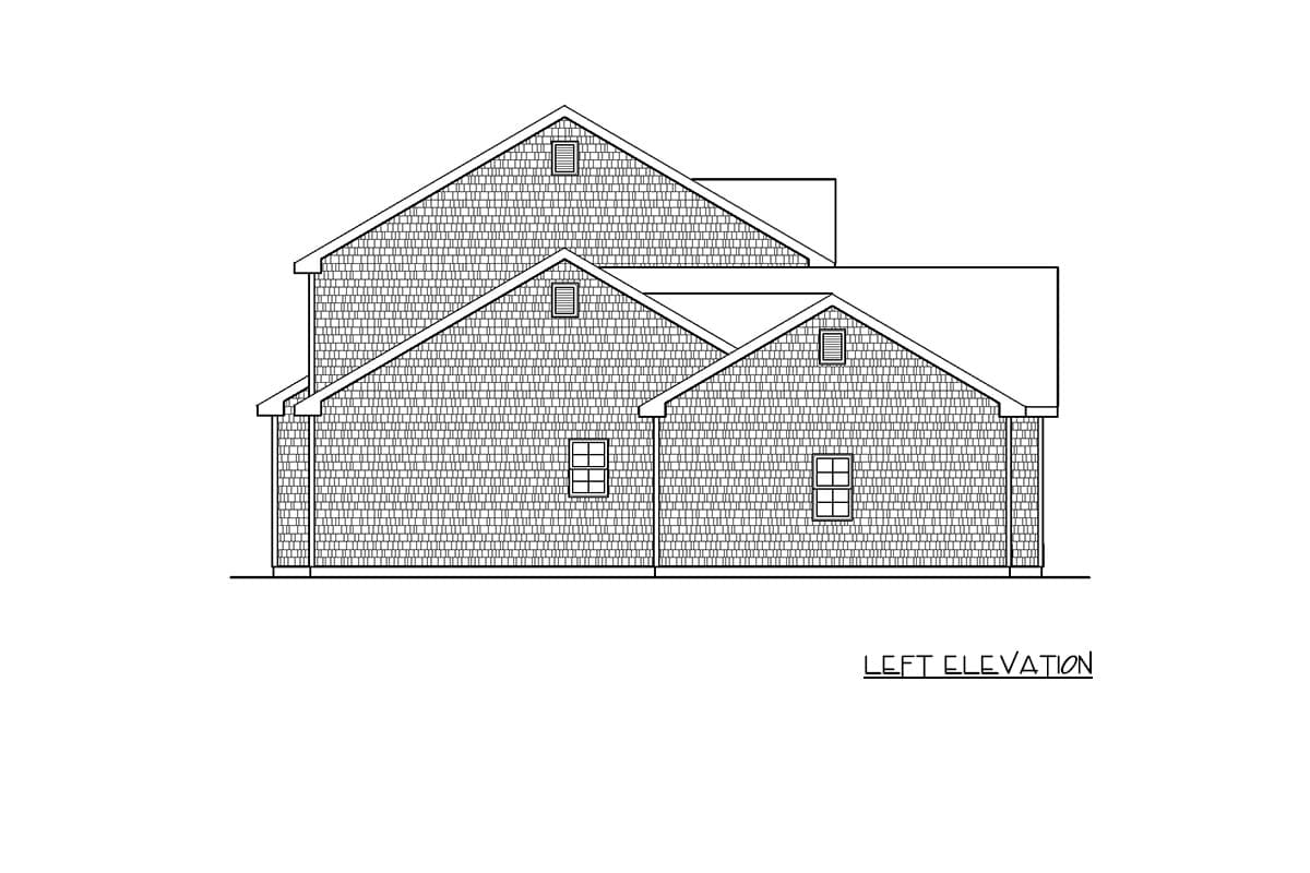 Plan 22196SL: Five-Bedroom Traditional House Plan with First-Floor Master Suite - Image #3 - Craftsman, Traditional
