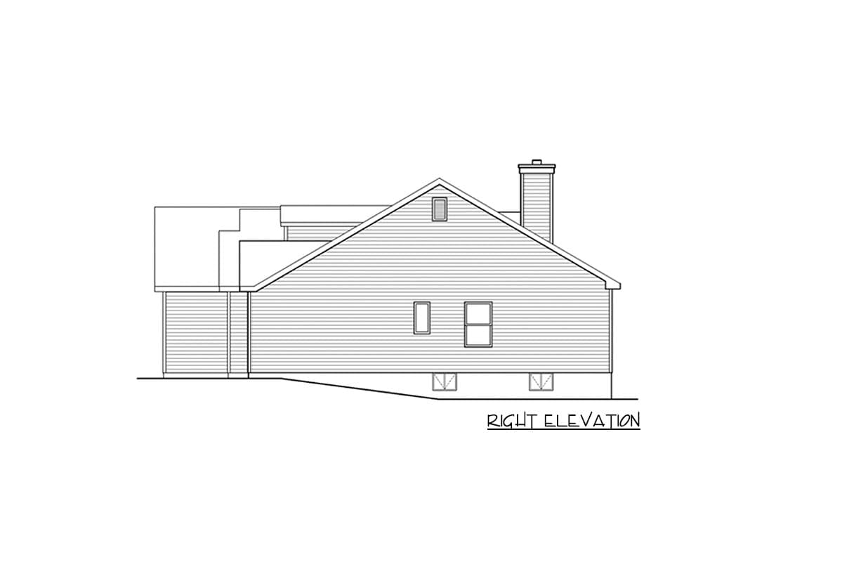 Plan 22197SL: Traditional Ranch House Plan with 4 Bedrooms and Two Master Suites - Image #4 - Ranch, Traditional