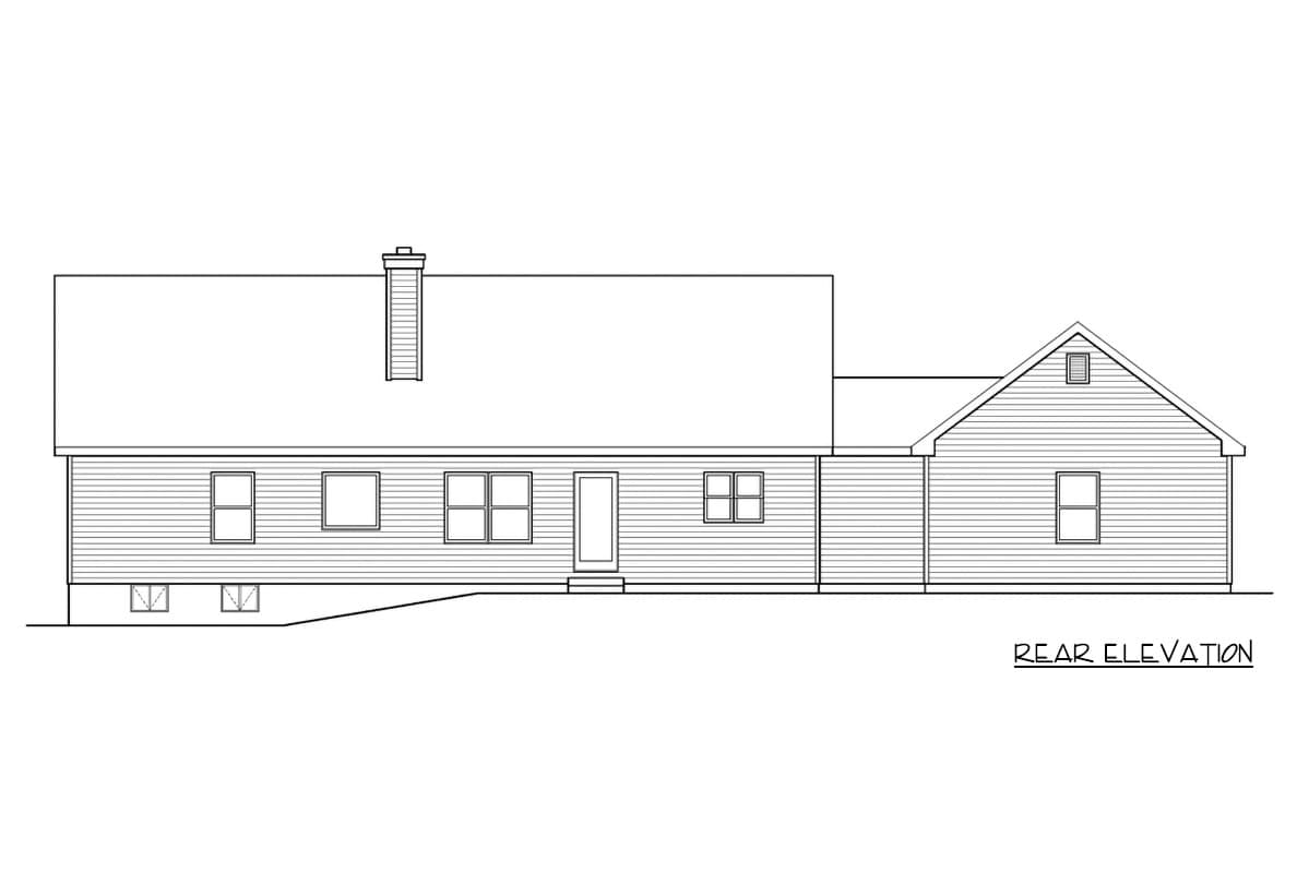 Plan 22197SL: Traditional Ranch House Plan with 4 Bedrooms and Two Master Suites - Image #3 - Ranch, Traditional
