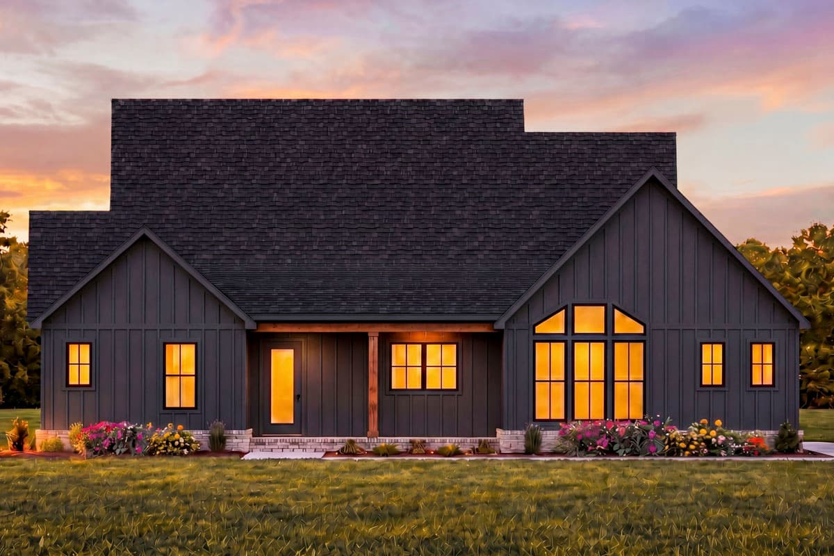 Plan 56572SM: Spacious Modern Farmhouse House Plan with 4 Bedrooms and Wraparound Porch - Image #4 - Country, Farmhouse, Modern Farmhouse