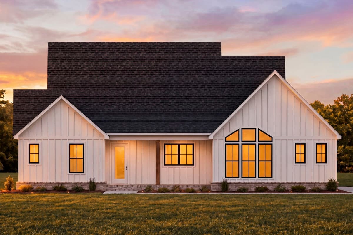 Plan 56572SM: Spacious Modern Farmhouse House Plan with 4 Bedrooms and Wraparound Porch - Image #8 - Country, Farmhouse, Modern Farmhouse