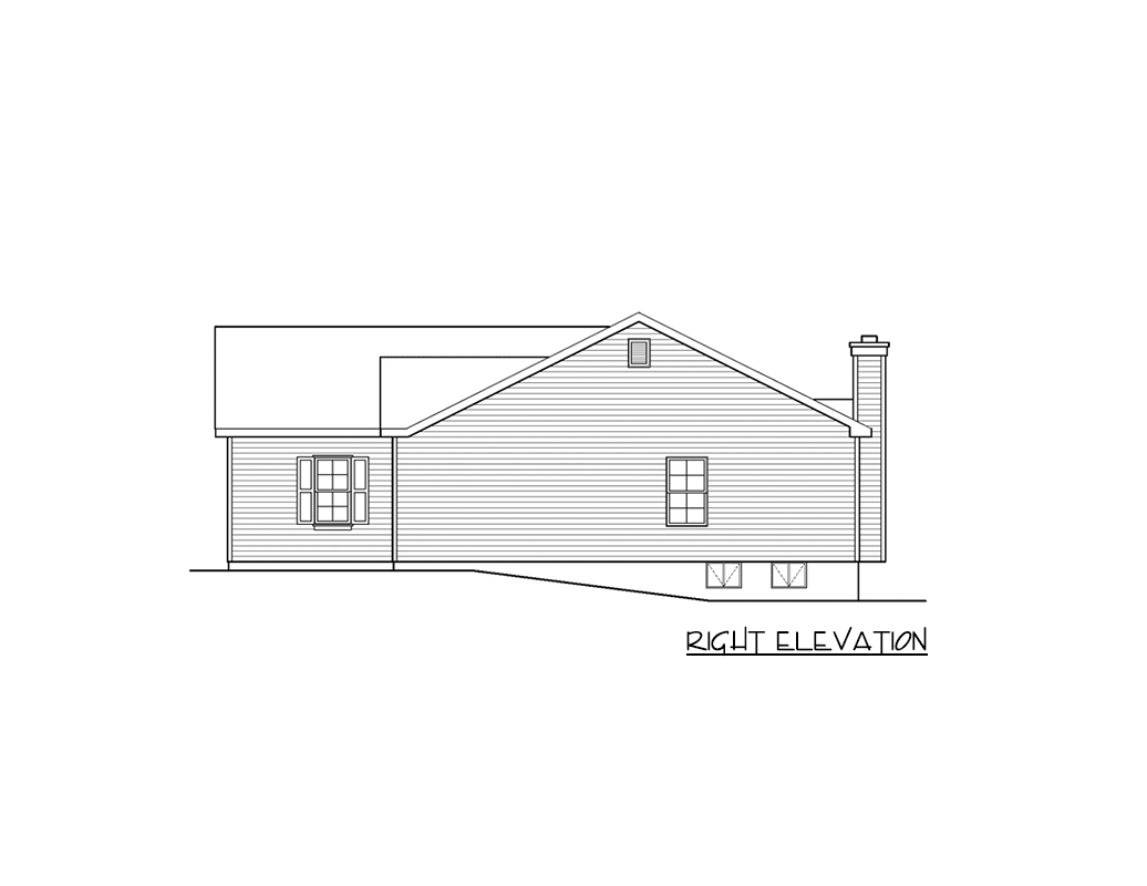 Plan 22198SL: Traditional Ranch House Plan with 3 Bedrooms and Home Office - Image #4 - Ranch, Traditional