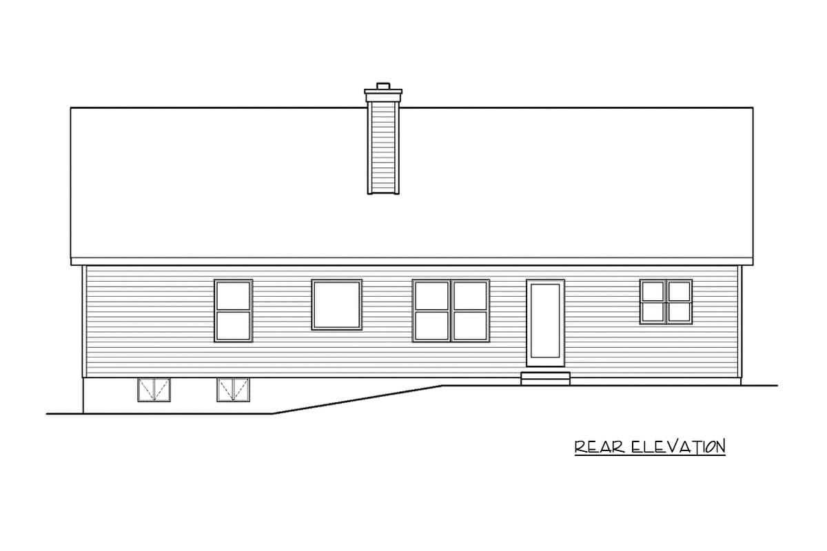 Plan 22200SL: Traditional Ranch House Plan with 3 Bedrooms and Garage - Image #3 - Ranch, Traditional