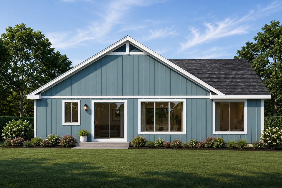 Plan 267121SPK: Craftsman Ranch House Plan with 2 Beds and Vaulted Ceilings - Image #2 - Craftsman, Northwest, Ranch, Traditional