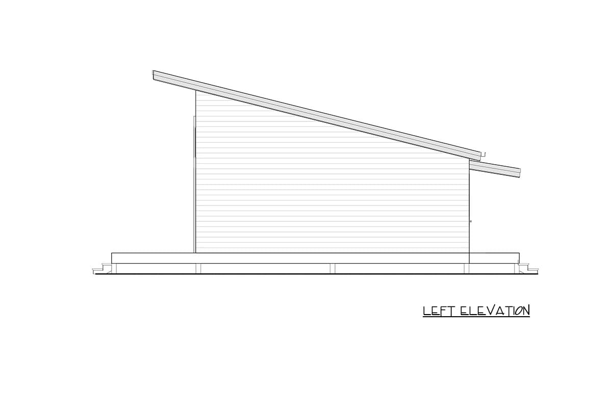 Plan 337012JUN: Modern Mountain Retreat House Plan with Loft and Vaulted Ceilings - Image #4 - Cabin, Contemporary, Cottage, Modern
