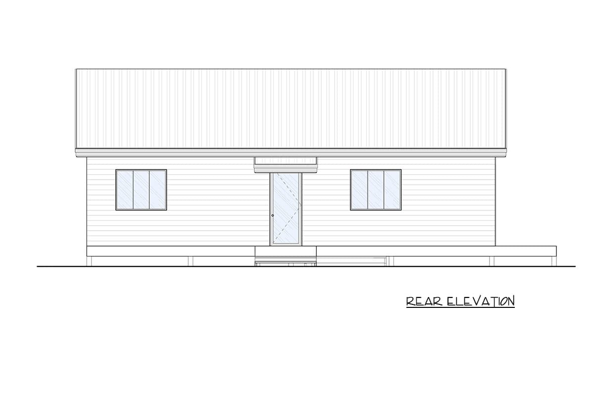 Plan 337012JUN: Modern Mountain Retreat House Plan with Loft and Vaulted Ceilings - Image #5 - Cabin, Contemporary, Cottage, Modern