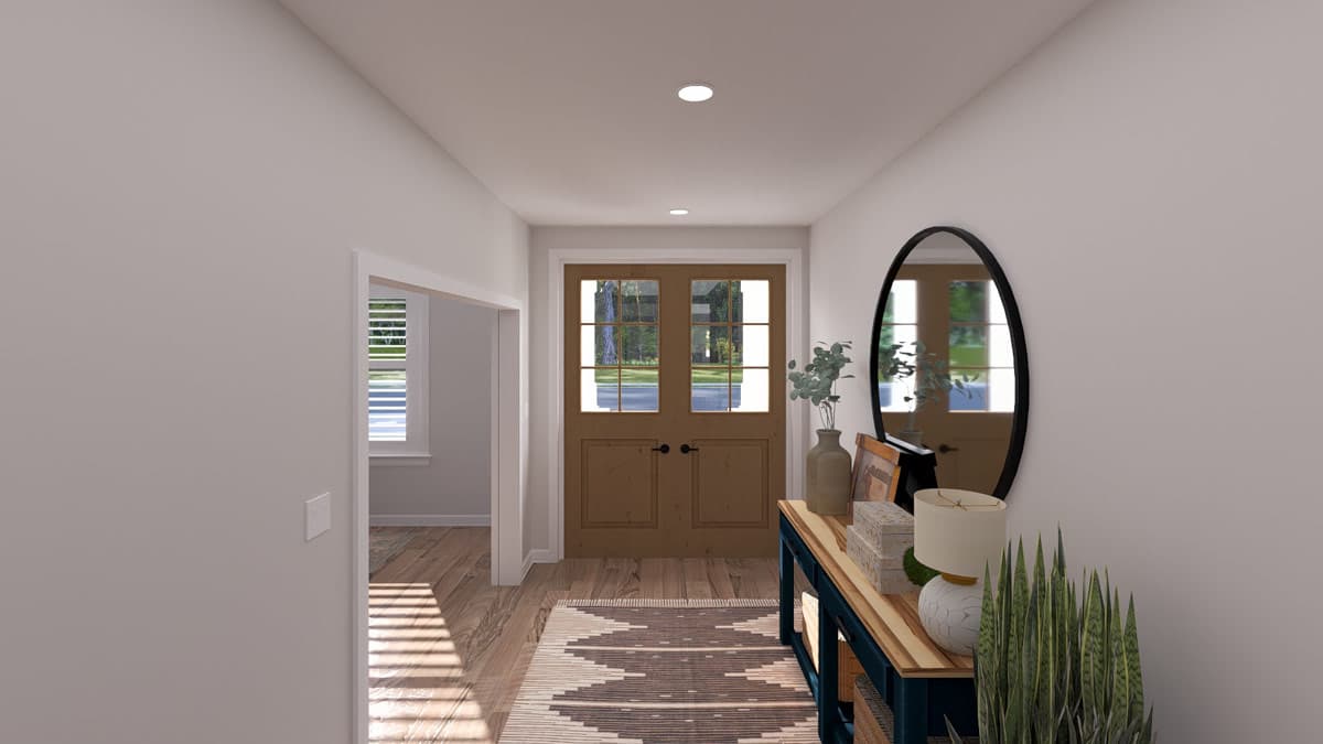 Plan 61754UT: Spacious Modern Farmhouse House Plan with 3315 Sq Ft and Home Office - Image #6 - Modern Farmhouse, Traditional