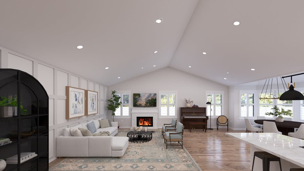 Plan 61754UT: Spacious Modern Farmhouse House Plan with 3315 Sq Ft and Home Office - Image #11 - Modern Farmhouse, Traditional