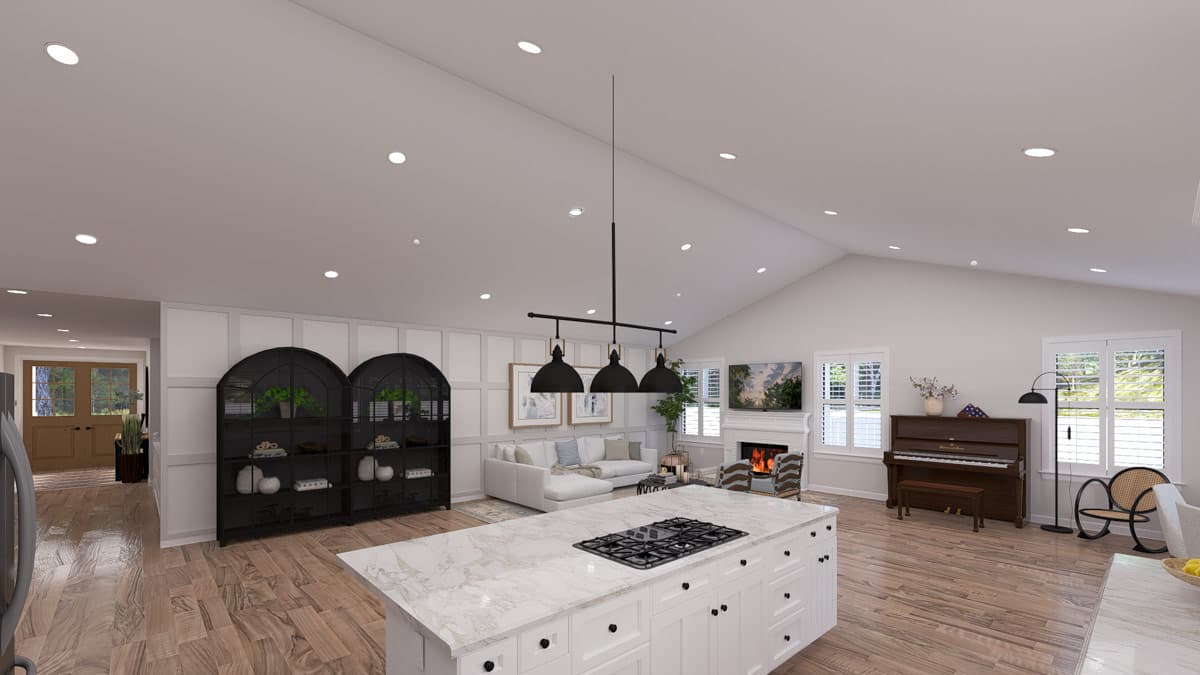 Plan 61754UT: Spacious Modern Farmhouse House Plan with 3315 Sq Ft and Home Office - Image #19 - Modern Farmhouse, Traditional