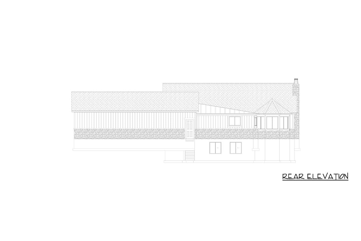 Plan 61754UT: Spacious Modern Farmhouse House Plan with 3315 Sq Ft and Home Office - Image #25 - Modern Farmhouse, Traditional