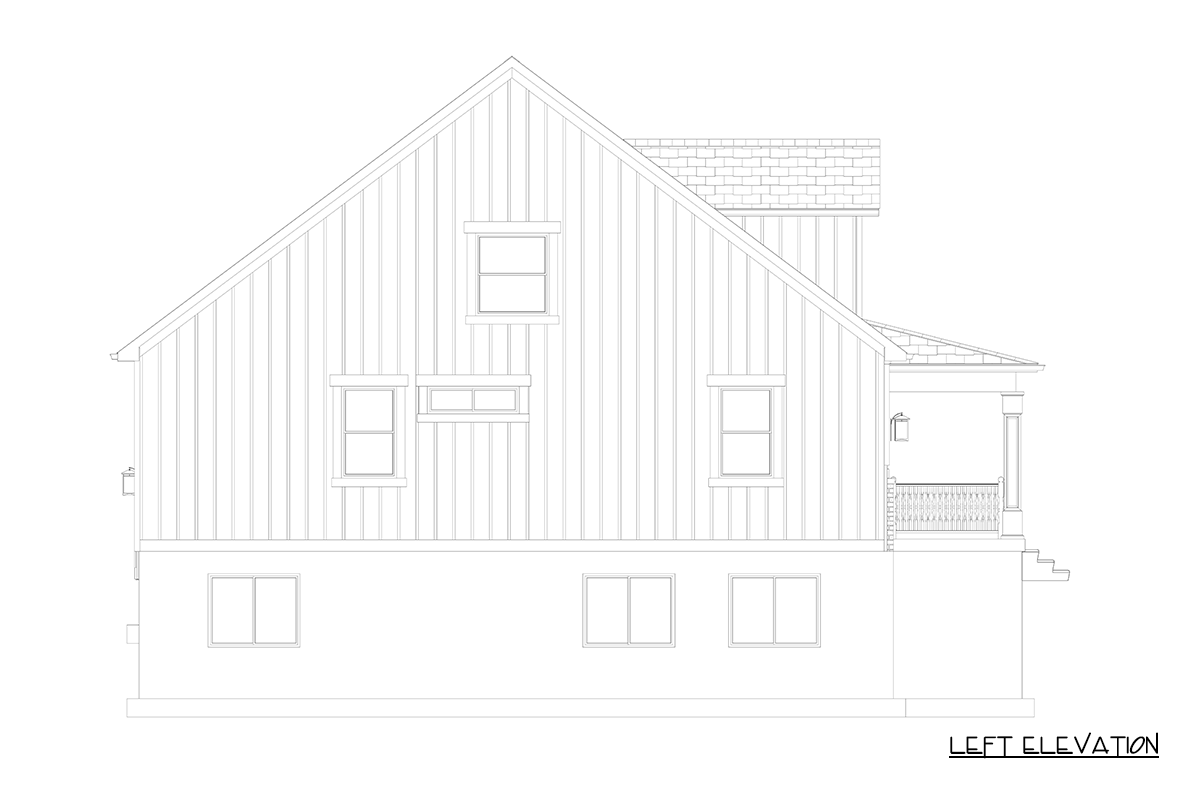 Plan 61755UT: 3-Bedroom Farmhouse House Plan with Wraparound Porch - Image #19 - Craftsman, Farmhouse, Traditional