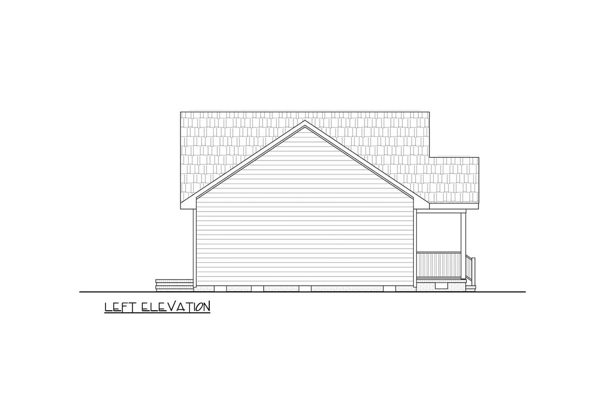 Plan 25947GE: Traditional Ranch House Plan with Three Bedrooms and Split Layout - Image #4 - Ranch, Traditional
