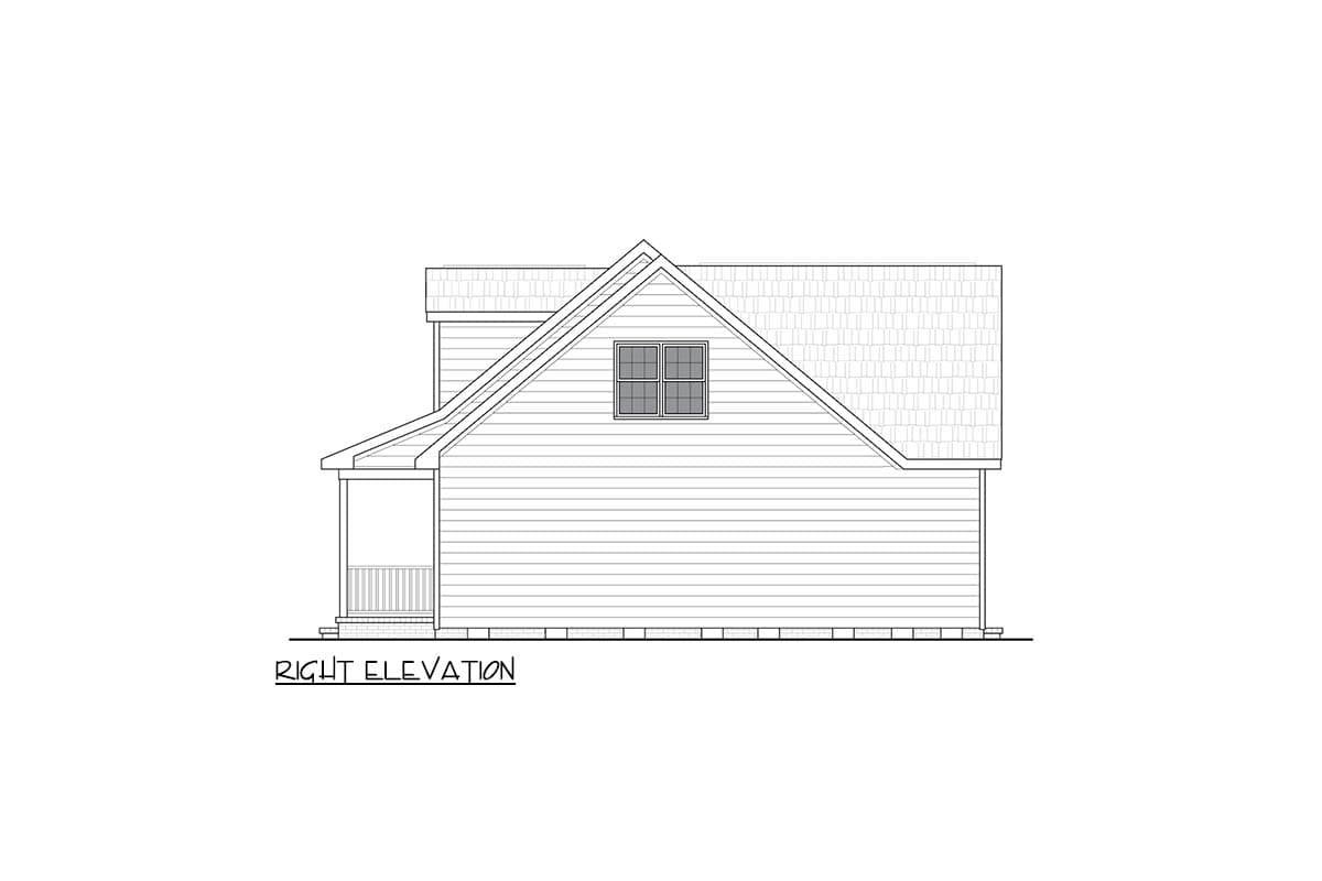 Plan 25949GE: Three Bedroom Country Ranch House Plan with Optional Bonus Room - Image #4 - Country, Ranch, Traditional