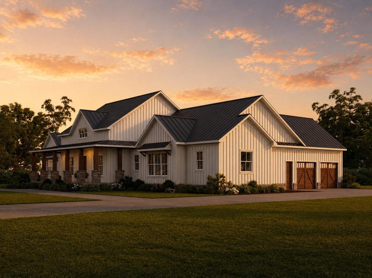 Plan 810063RBT: New American House Plan with 3 Bedrooms and Dual Expansive Porches - Image #2 - Country, Farmhouse, Modern Farmhouse, New American, Traditional