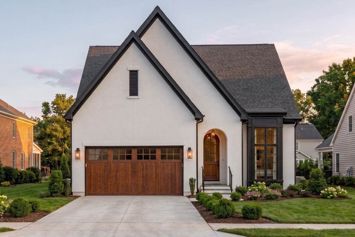Plan image - 623645DJ:Modern European House Plan with 3 Beds, Home Office, and Main-Level Primary Suite