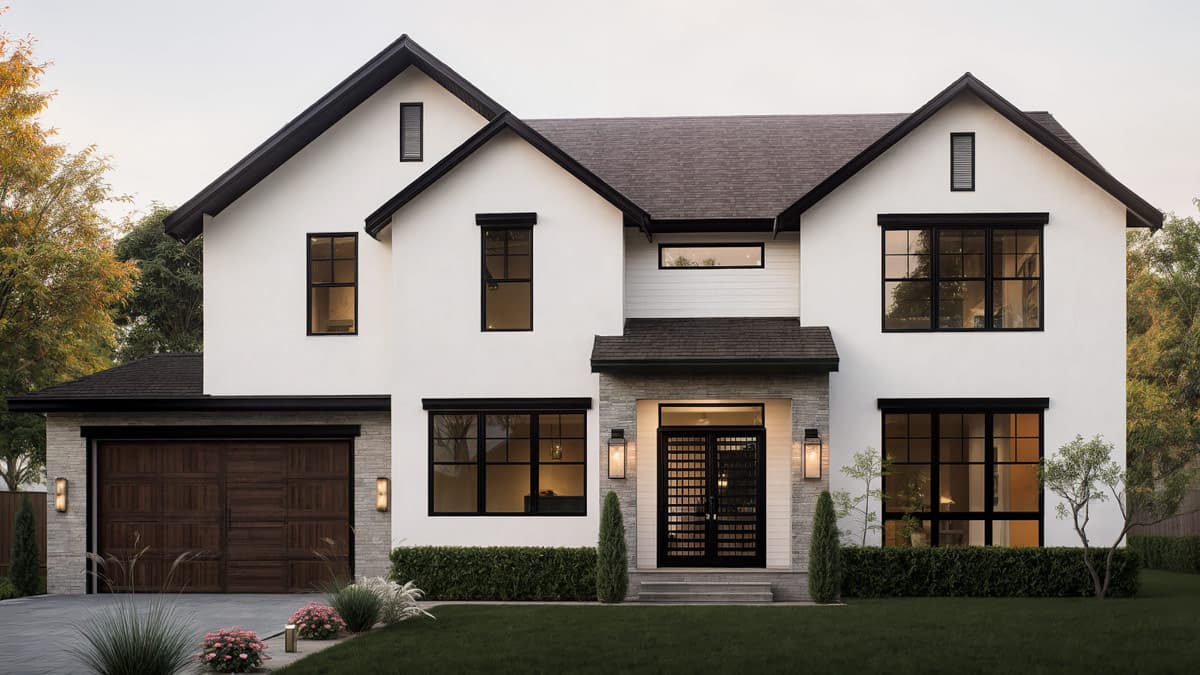 Plan 666313RAF: Modern Farmhouse House Plan with 4 Beds, 2-Car Garage & Game Room - Image #2 - Country, Farmhouse, Modern Farmhouse