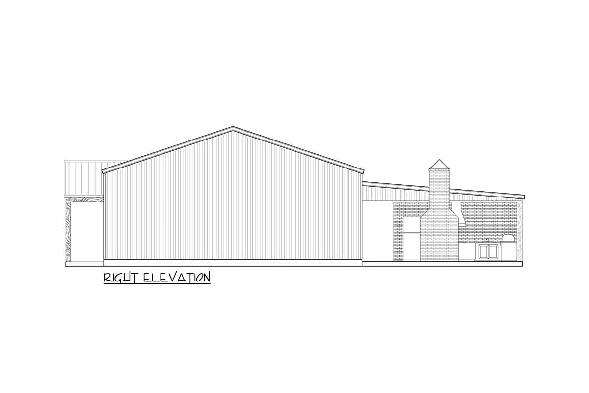 Plan 170020ADS: Spacious Barndominium House Plan with 3 Beds and Expansive Outdoor Living - Image #6 - Barndominium