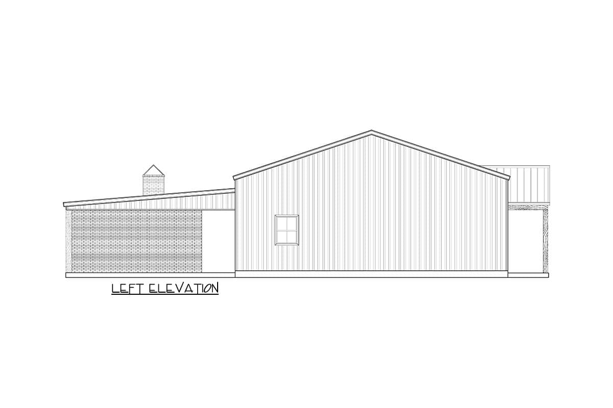 Plan 170020ADS: Spacious Barndominium House Plan with 3 Beds and Expansive Outdoor Living - Image #4 - Barndominium