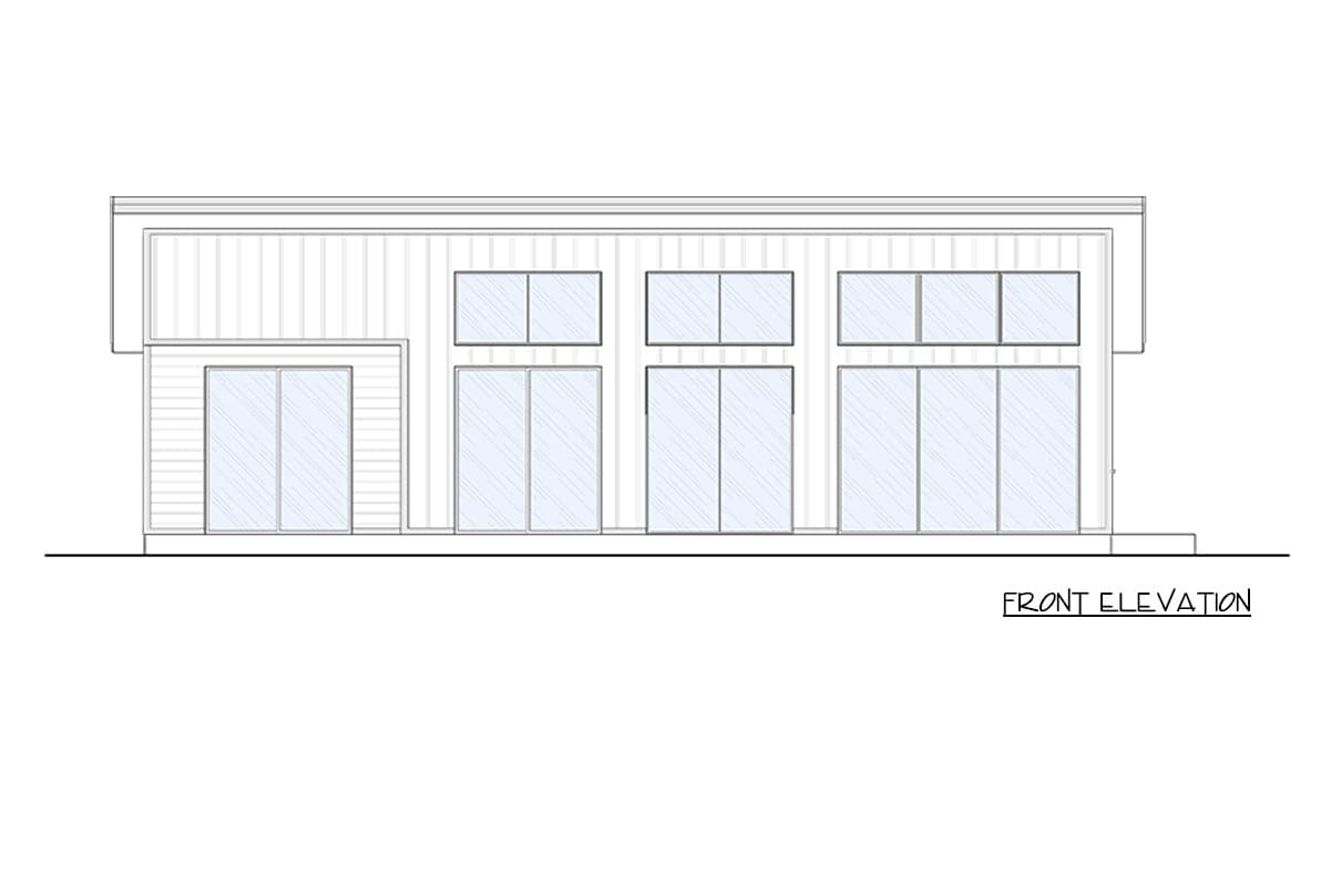 Plan 337013JUN: Modern 3 Bed 3 Bath 1540 Sq Ft Contemporary House Plan with Vaulted Ceilings - Image #5 - Contemporary, Mid Century Modern, Modern, Mountain
