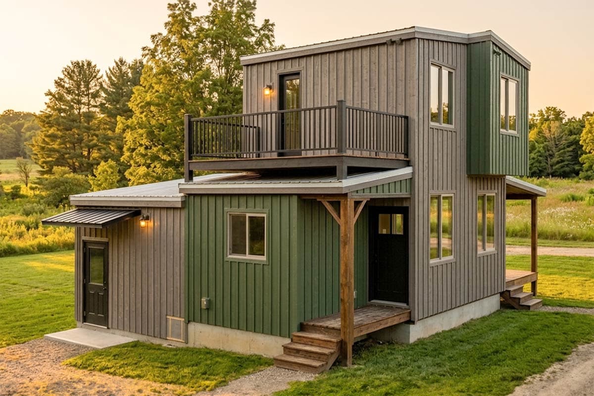 Plan 431003BOX: Small Home with Everything Needed for Affordable Efficient Living  - Image #4 - Contemporary, Modern, Mountain, Transitional, Vacation