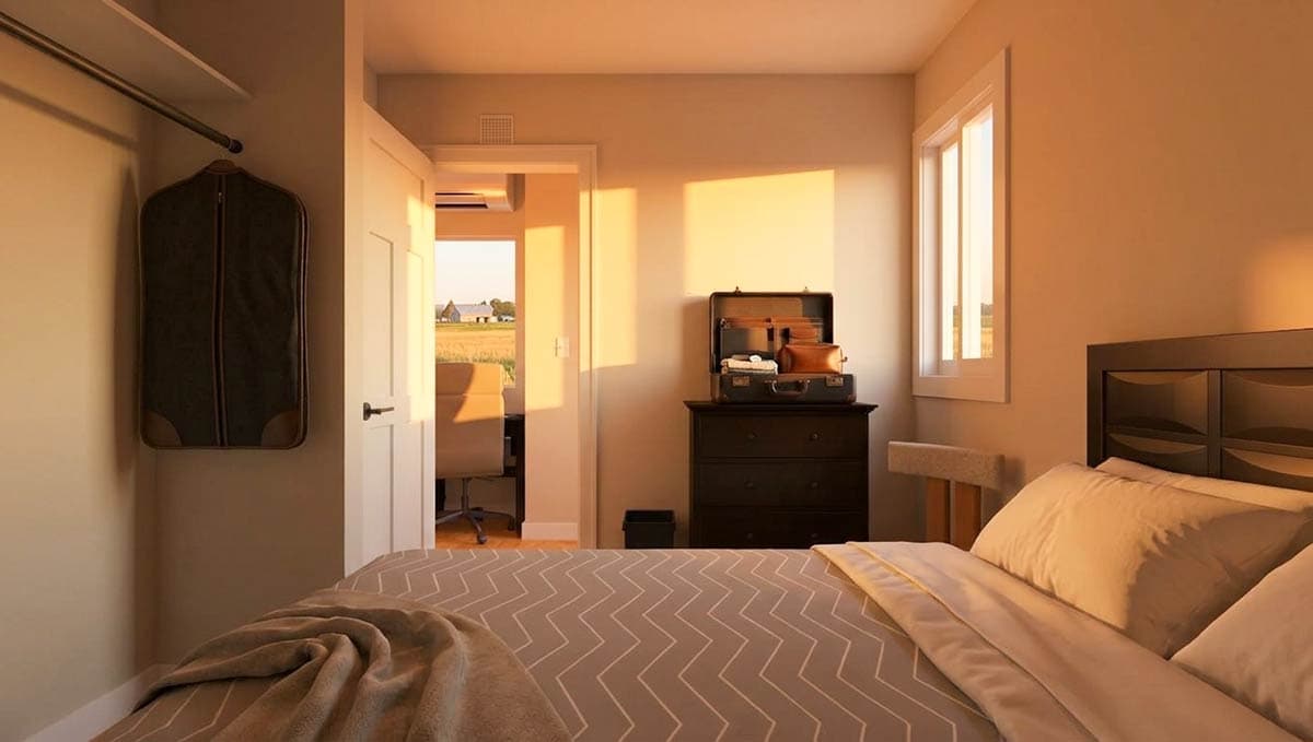 Plan 431003BOX: Small Home with Everything Needed for Affordable Efficient Living  - Image #13 - Contemporary, Modern, Mountain, Transitional, Vacation
