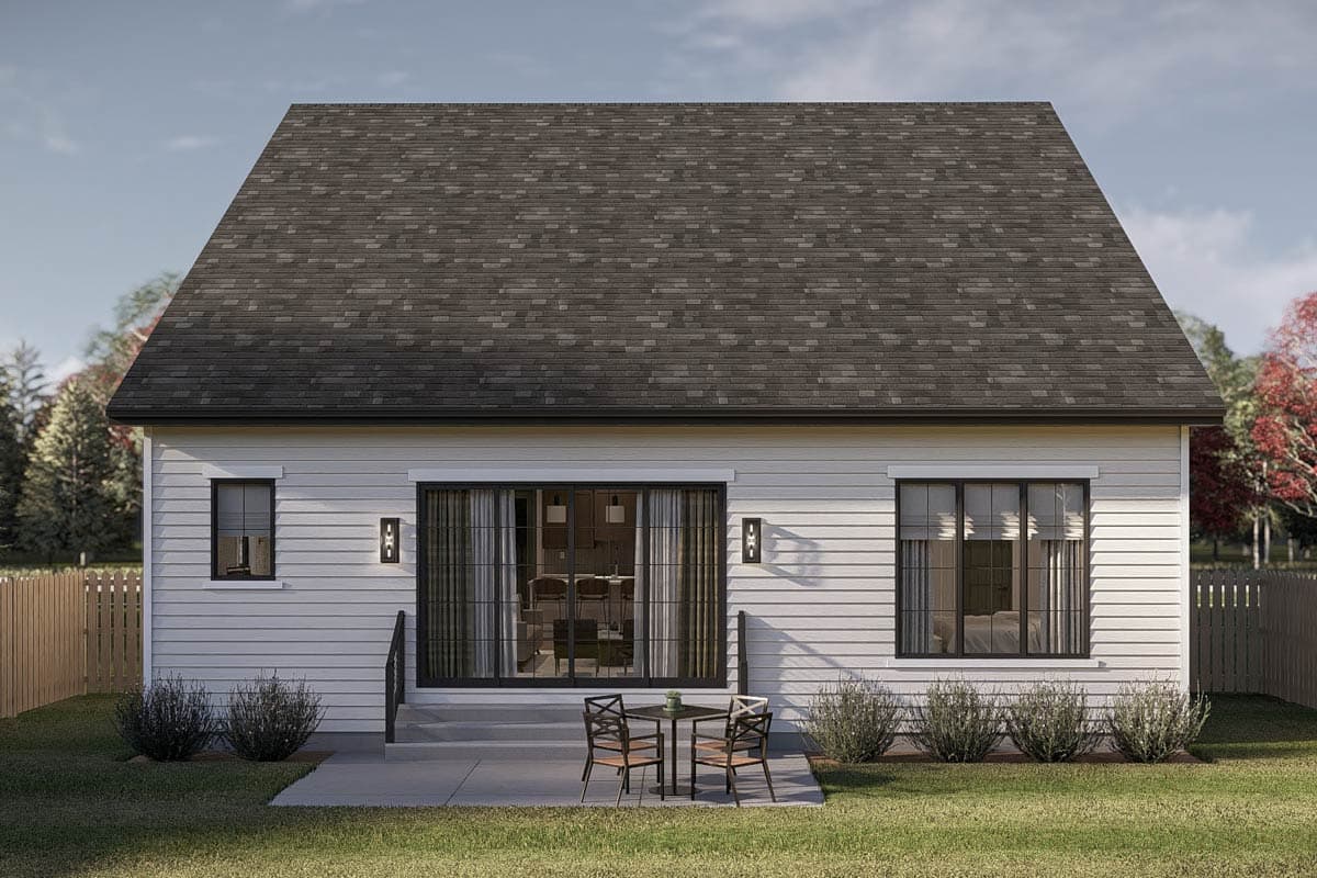 Plan 623647DJ: Modern Farmhouse House Plan with 3 Beds and Office - Image #5 - Country, Farmhouse, Traditional