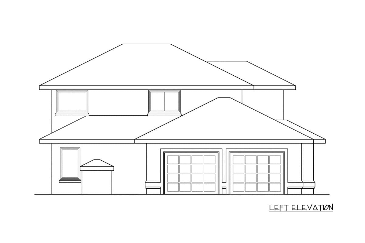Plan 720185DA: Contemporary Southwest House Plan with 4 Bedrooms and 3 Baths - Image #2 - Contemporary, Mediterranean, Southwest