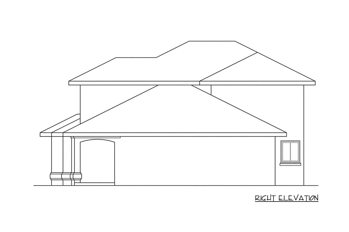 Plan 720185DA: Contemporary Southwest House Plan with 4 Bedrooms and 3 Baths - Image #4 - Contemporary, Mediterranean, Southwest