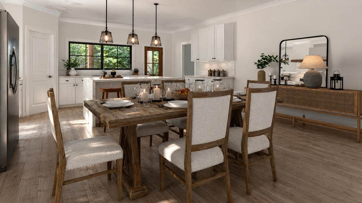 Plan 810064RBT: Modern Barndominium House Plan with 3 or 4 Bedrooms Workshop - Image #3 - Barndominium, Country, Modern Farmhouse, Ranch