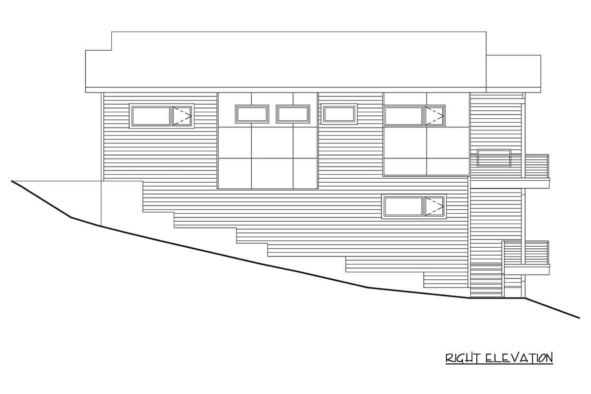 Plan 720187DA: Contemporary 4 Bedroom Ranch House Plan with 1,595 Sq Ft and Game Room - Image #5 - Contemporary, Modern