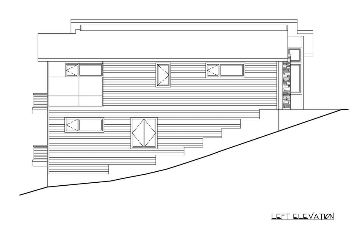 Plan 720187DA: Contemporary 4 Bedroom Ranch House Plan with 1,595 Sq Ft and Game Room - Image #3 - Contemporary, Modern