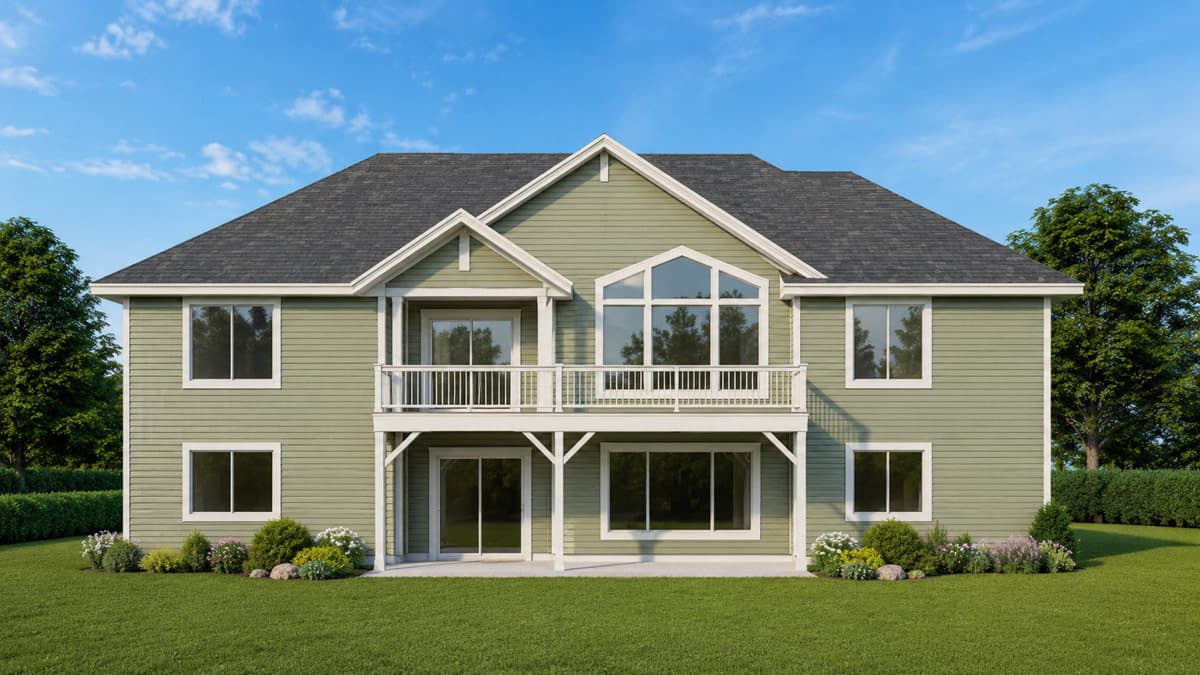 Plan 267124SPK: Craftsman House Plan with Optional Bonus Room and 3-Car Garage - Image #2 - Country, Craftsman, Northwest, Traditional