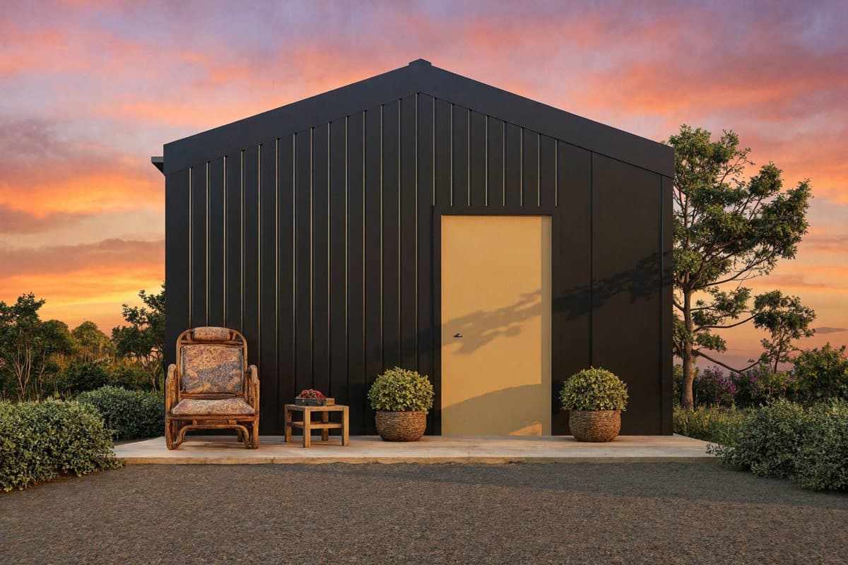 Plan image - 850034PKE:Modern Studio House Plan with 363 Sq Ft