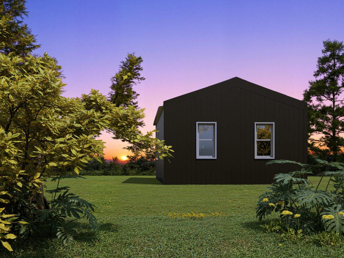 Plan 850034PKE: Modern Studio House Plan with 363 Sq Ft - Image #5 - Modern, Rustic
