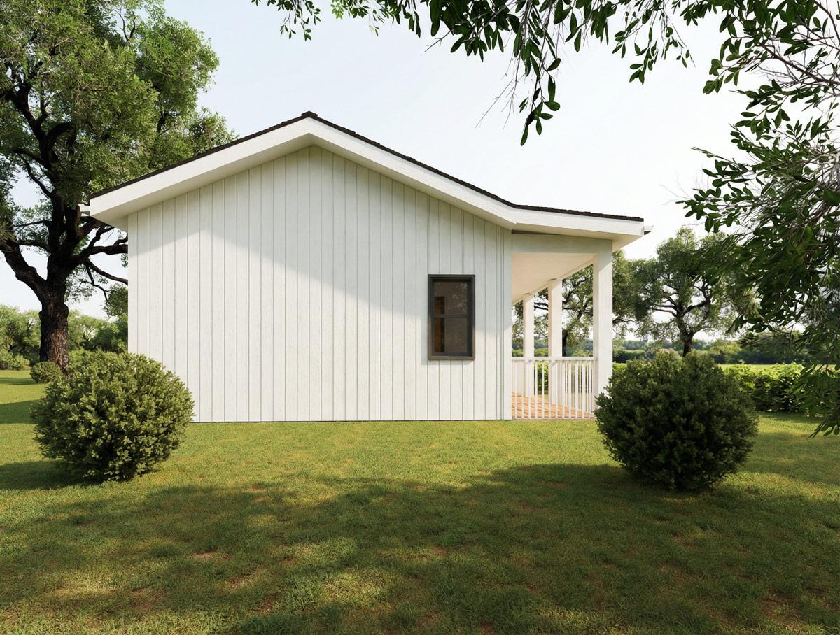 Plan 850036PKE: Charming 350 Sq Ft Cottage House Plan with Stuido and Front Porch - Image #2 - Cottage