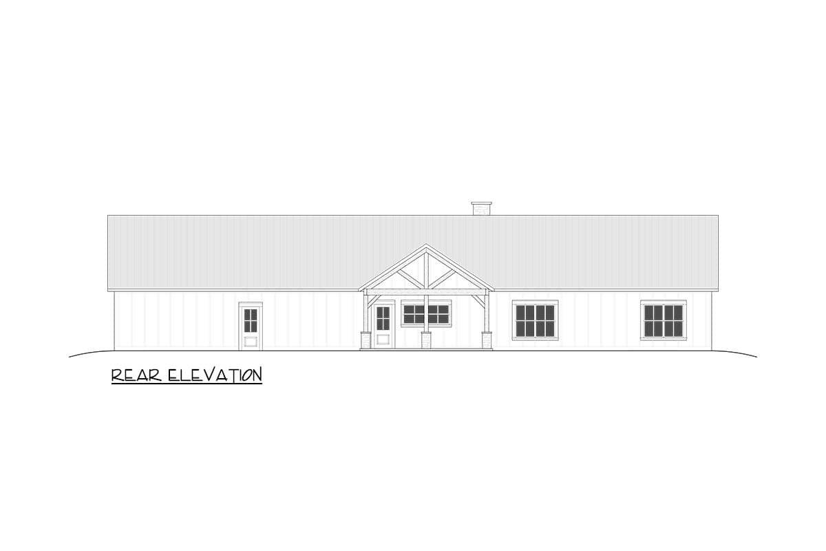Plan 810065RBT: Modern Barndominium House Plan with 4-5 Bedrooms and Workshop - Image #9 - Barndominium, Modern Farmhouse, Ranch