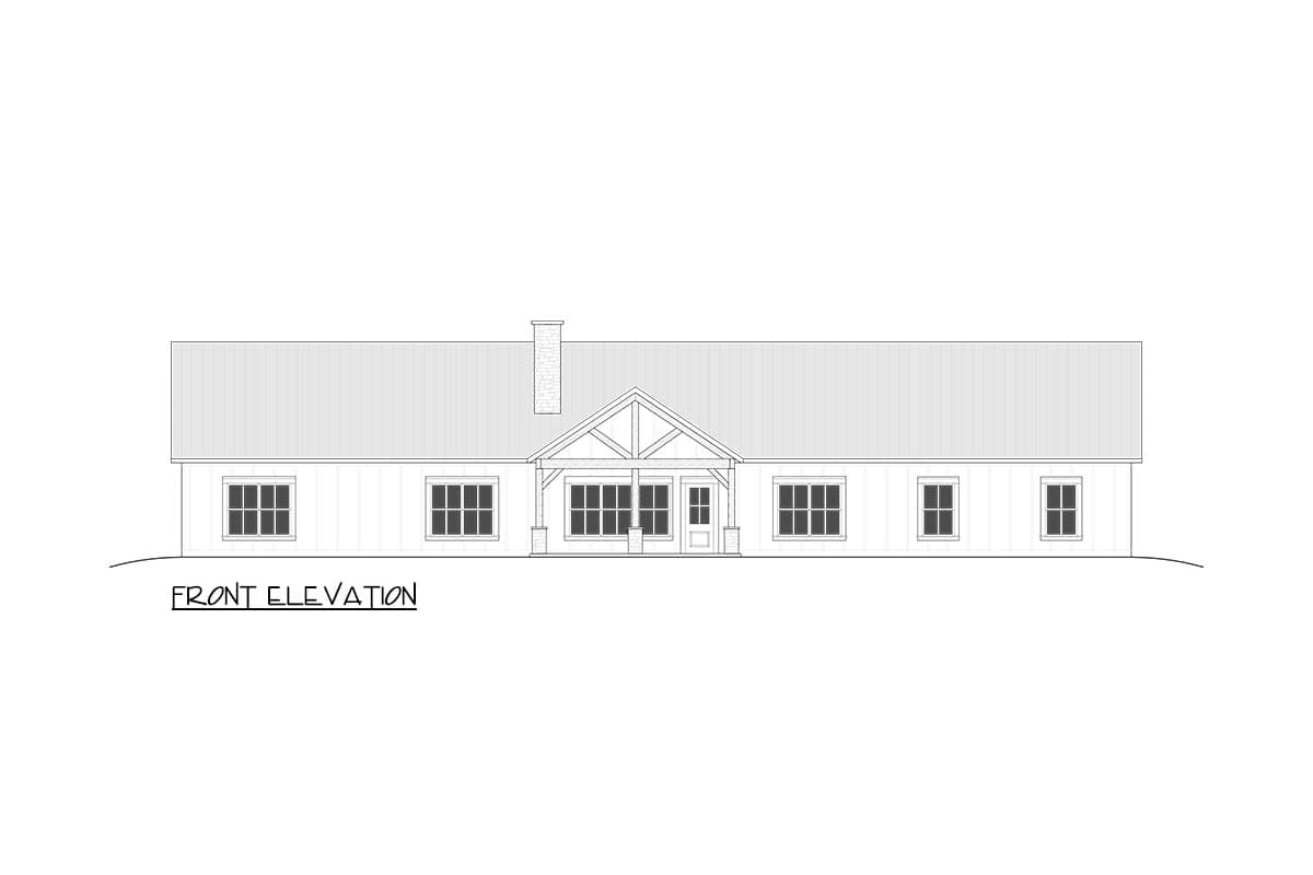 Plan 810065RBT: Modern Barndominium House Plan with 4-5 Bedrooms and Workshop - Image #10 - Barndominium, Modern Farmhouse, Ranch