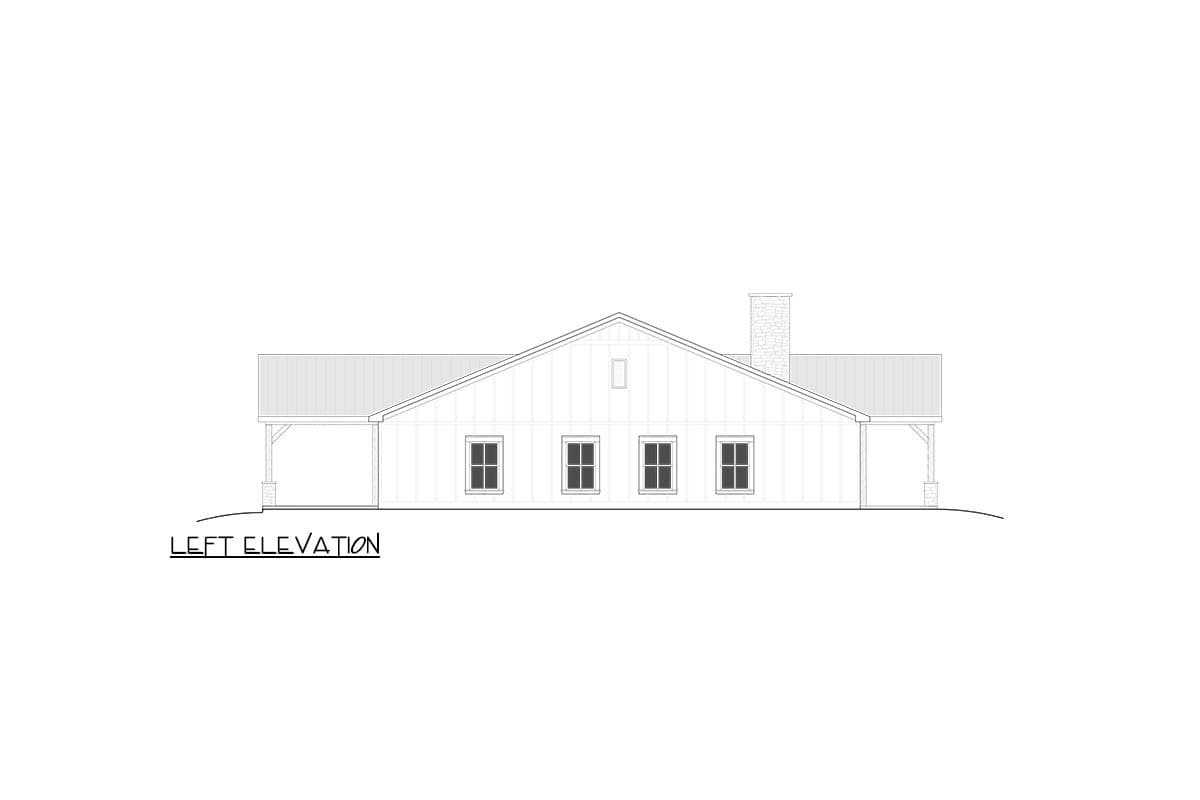 Plan 810065RBT: Modern Barndominium House Plan with 4-5 Bedrooms and Workshop - Image #8 - Barndominium, Modern Farmhouse, Ranch