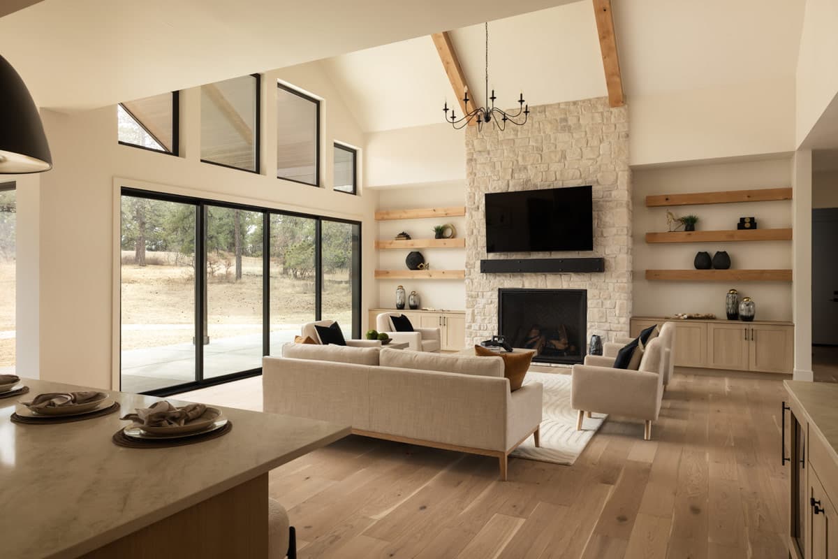 Plan 95364RW: Spacious Mountain Modern House Plan with Three-Car Garage - Image #5 - Mountain, New American, Rustic