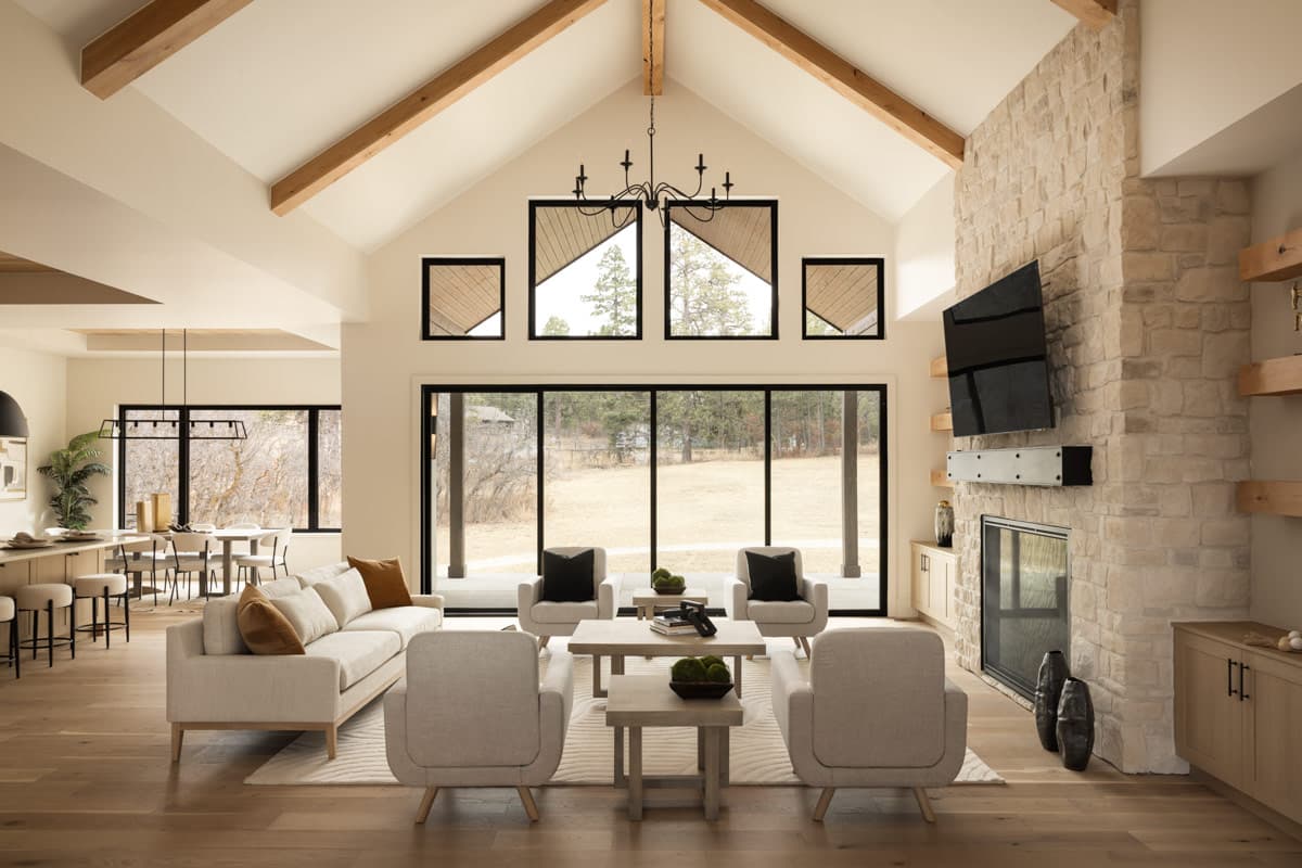 Plan 95364RW: Spacious Mountain Modern House Plan with Three-Car Garage - Image #7 - Mountain, New American, Rustic