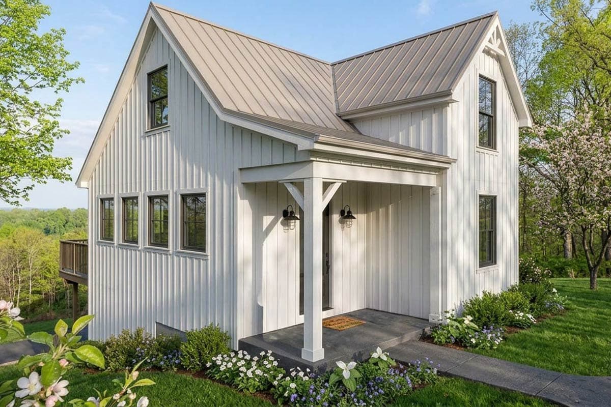 Plan image - 430836SNG:Charming Two-Bedroom Farmhouse Cottage House Plan with Accessible Design Features